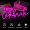 Let's Celebrate Neon Sign Led Neon Lights Neon Signs for Wall Decor Light Up Sign for Birthday Party Club Gift